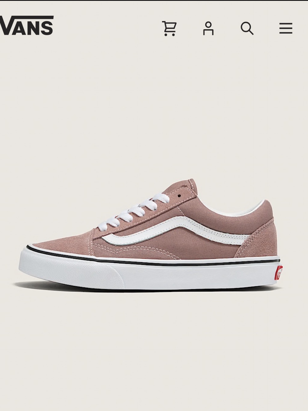 Vans Old Skool Sneakers in Dusty Rose